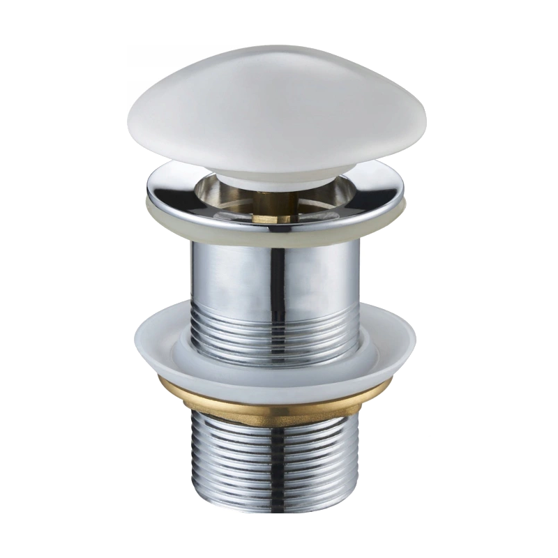 Mexen click-clack plug round, white ceramic - 79910-25