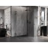 Mexen Lunar L Duo Shower Enclosure Right Pivot Door 120 x 95 cm, Transparent, Gun Metal - 834L-120P-095L-95-00