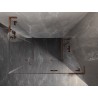 Mexen Lunar L Duo Shower Cabin Hinged Right 75 x 70 cm, Transparent, Rose Gold - 834L-075P-070L-60-00