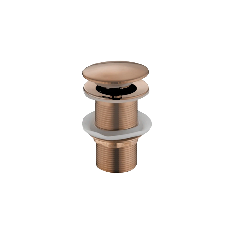 Mexen small round click-clack plug, Rose gold - 79910-60