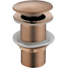 Mexen small round click-clack plug, Rose gold - 79910-60