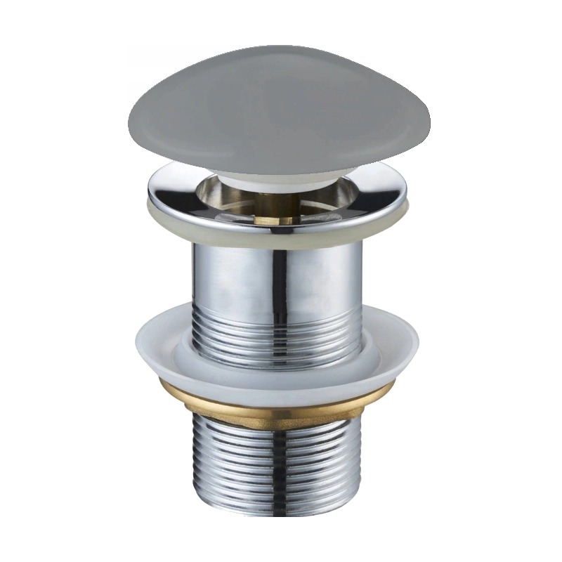 Mexen click-clack stopper round, light gray ceramic matte - 79910-61