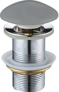 Mexen click-clack stopper round, light gray ceramic matte - 79910-61