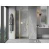 Mexen Mist 110 cm Hinged Shower Door, Transparent, Gold - 8A4-110-000-50-00