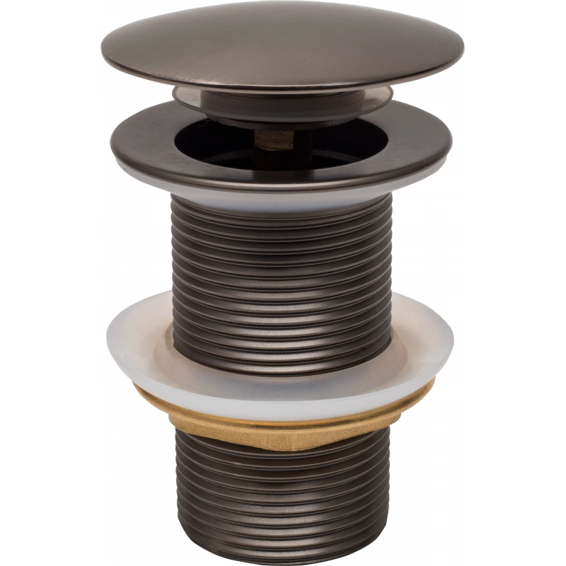 Mexen round click-clack drain plug, graphite - 79910-66