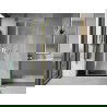 Mexen Mist L shower door swinging 110 cm, transparent, gold - 8A4L-110-000-50-00