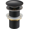 Mexen Click-Clack Waste Round, Antique Black - 79910-79