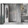 Mexen Mist-H left hinged shower door 120 cm, transparent, brushed copper - 8A5-120-000-65-00-L