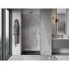 Mexen Mist-H left hinged shower door 120 cm, transparent, brushed copper - 8A5-120-000-65-00-L
