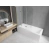 Mexen Felix 3-panel bathtub screen 120 x 140 cm, transparent, gold - 890-120-003-50-00