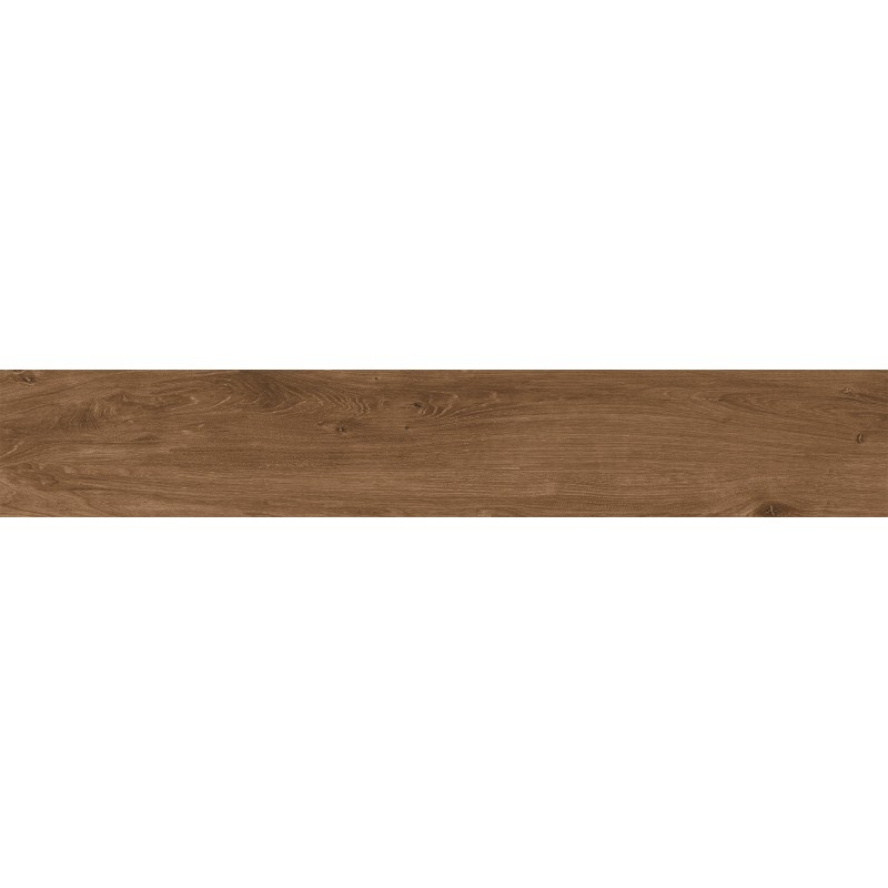 Mexen Avocado Brown glazed rectified stoneware tile, wood-like floor-wall 120 x 20 cm, matte - TL601-120-020-02