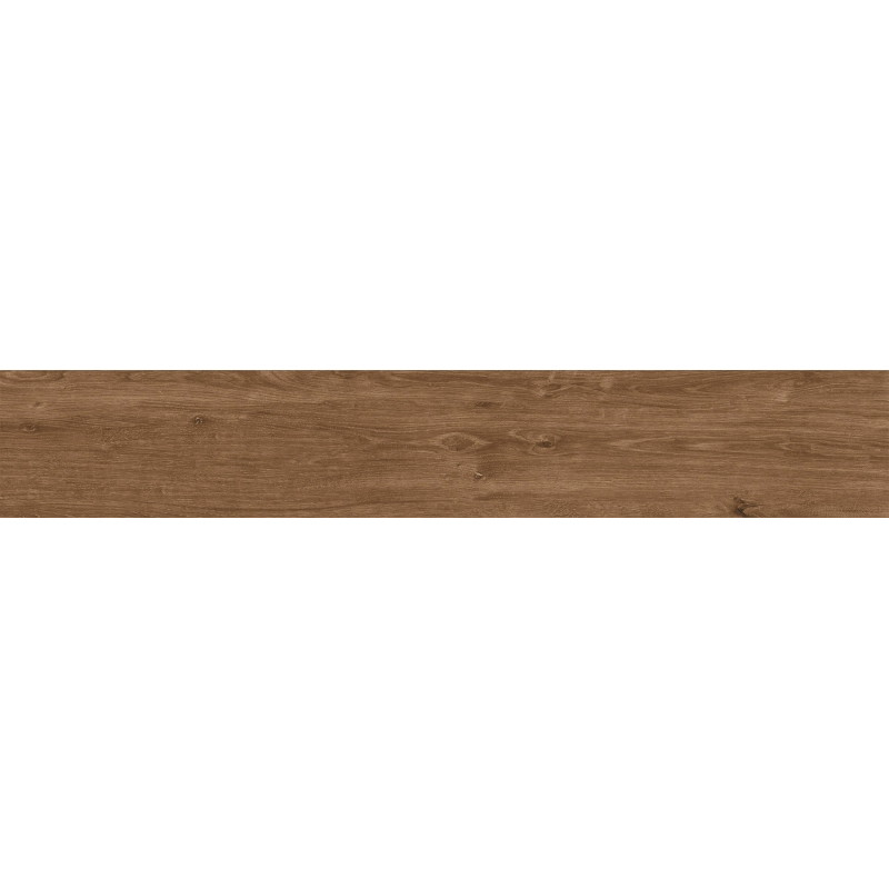 Mexen Avocado Brown Glazed Rectified Gres G1, Wood-Like Floor-Wall Tile 120 x 20 cm, Matte - TL601-120-020-02