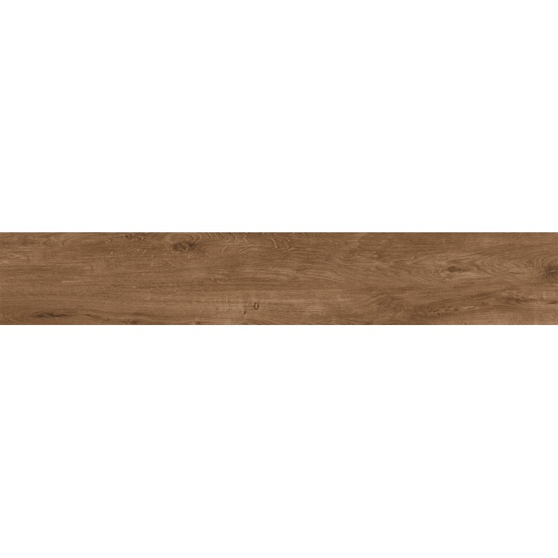 Mexen Avocado Brown glazed rectified stoneware tile, wood-like floor-wall 120 x 20 cm, matte - TL601-120-020-02