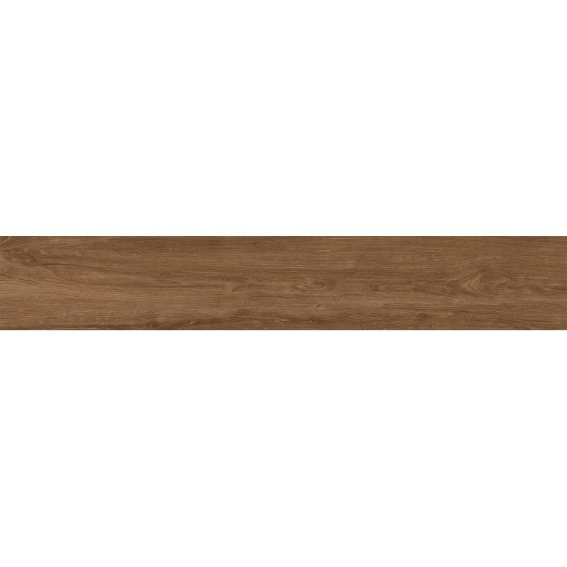 Mexen Avocado Brown glazed rectified stoneware tile, wood-like floor-wall 120 x 20 cm, matte - TL601-120-020-02