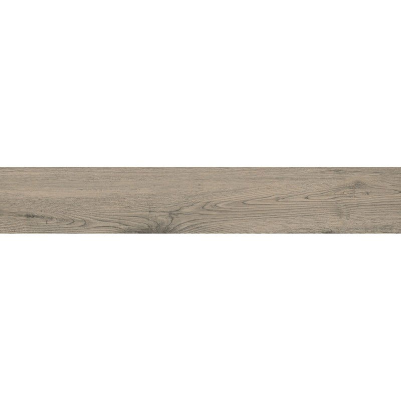 Mexen Gaatha Tortora Glazed Rectified Gres G1, Wood-like Floor and Wall Tile 120 x 20 cm, Matte - TL603-120-020-03