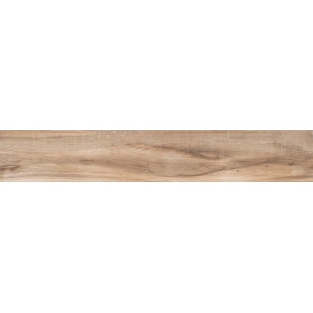 Mexen Indica Beige glazed rectified stoneware, wood-like floor and wall tile 120 x 20 cm, matte - TL604-120-020-00