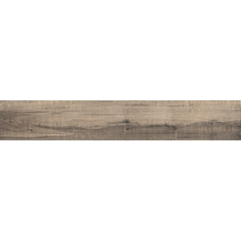Mexen Indica Black Glazed Rectified Gres, Wood-like Floor and Wall Tile 120 x 20 cm, Matte - TL604-120-020-01