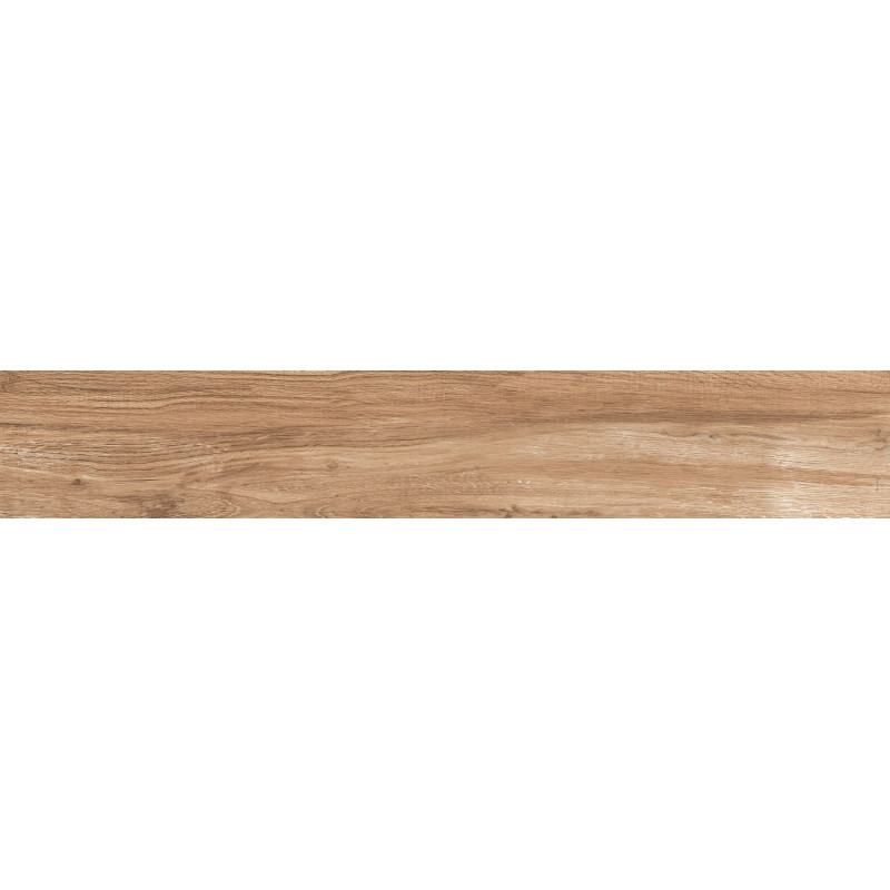 Mexen Indica Brown glazed rectified gres tile, wood-like floor-wall tile 120 x 20 cm, matte - TL604-120-020-02