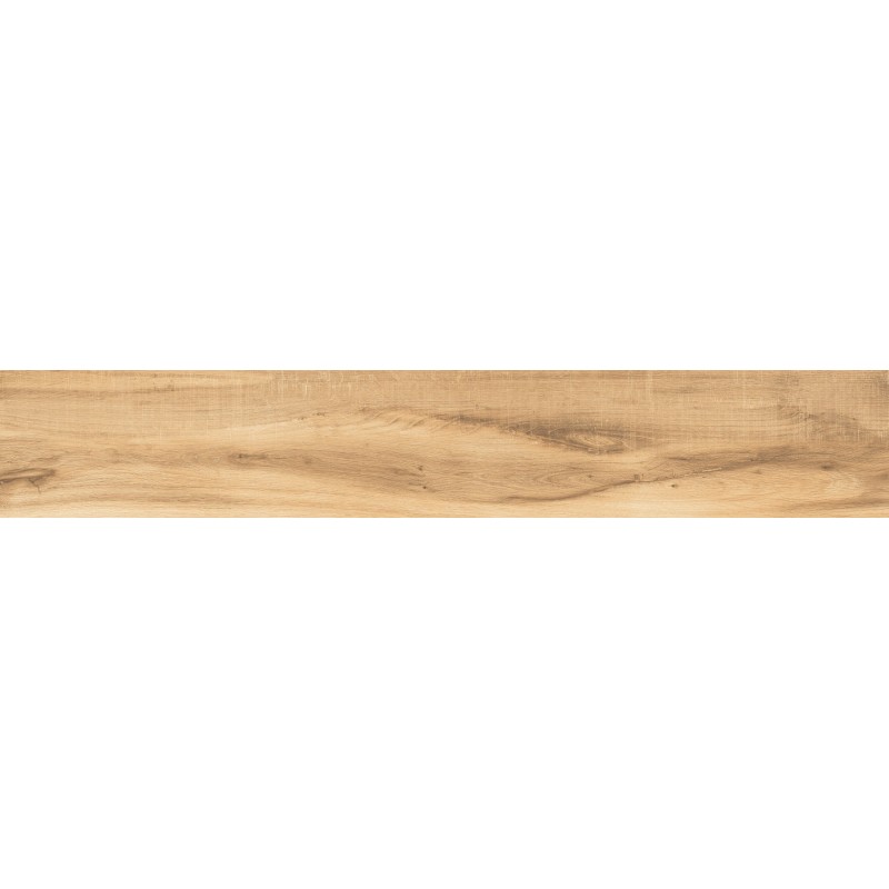 Mexen Indica Honey glazed rectified gres, wood-like floor-wall tile 120 x 20 cm, matte - TL604-120-020-03