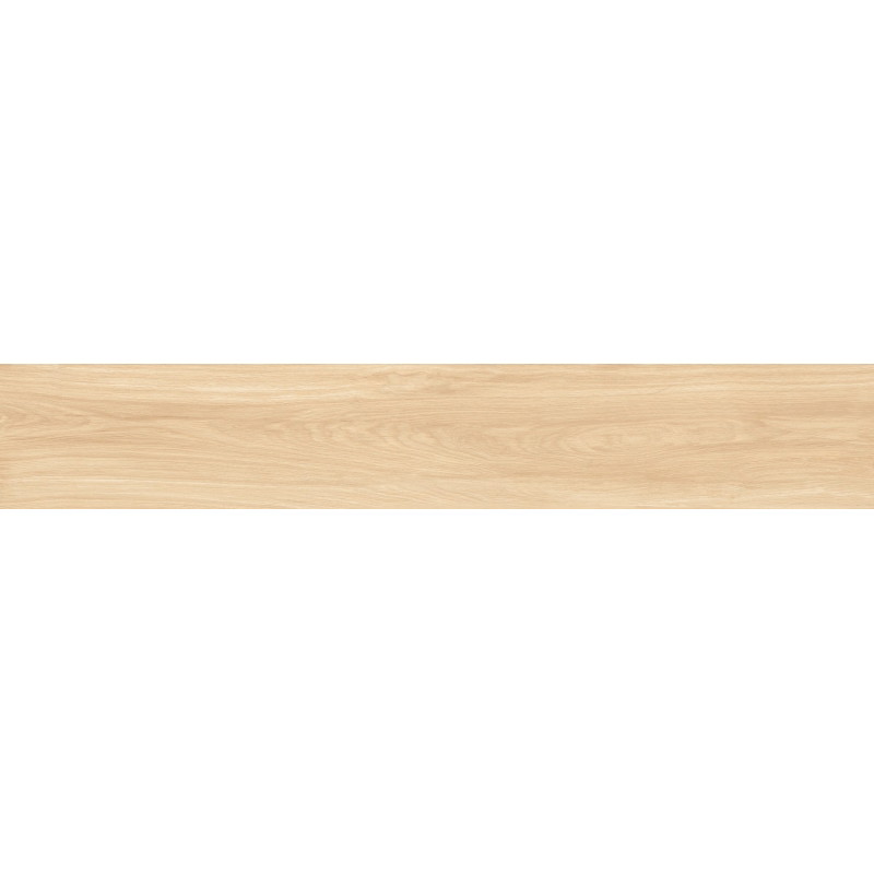Mexen Liston Avorio glazed rectified porcelain stoneware tile G1, wood-like floor-wall tile 120 x 20 cm, matte