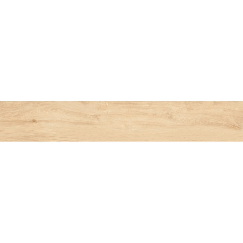 Mexen Liston Avorio glazed rectified porcelain stoneware tile G1, wood-like floor-wall tile 120 x 20 cm, matte