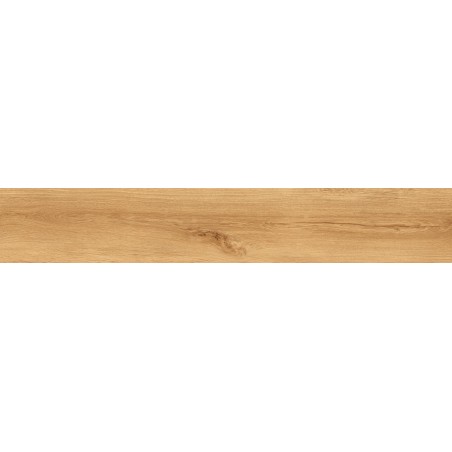 Mexen Liston Honey Glazed Rectified Porcelain Tile G1, Wood-like Floor and Wall Tile 120 x 20 cm, Matte - TL607-120-020-02