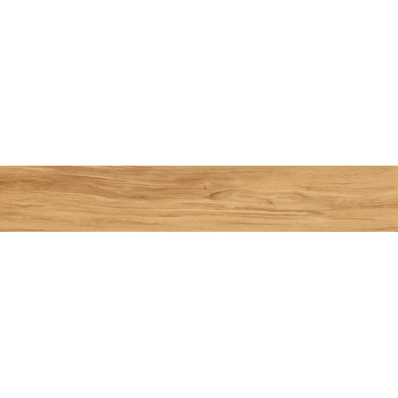 Mexen Liston Honey Glazed Rectified Porcelain Tile G1, Wood-like Floor and Wall Tile 120 x 20 cm, Matte - TL607-120-020-02