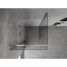 Mexen Mist-B hinged shower cabin 80 x 80 cm, transparent, chrome - 8A2T-080-080-01-00