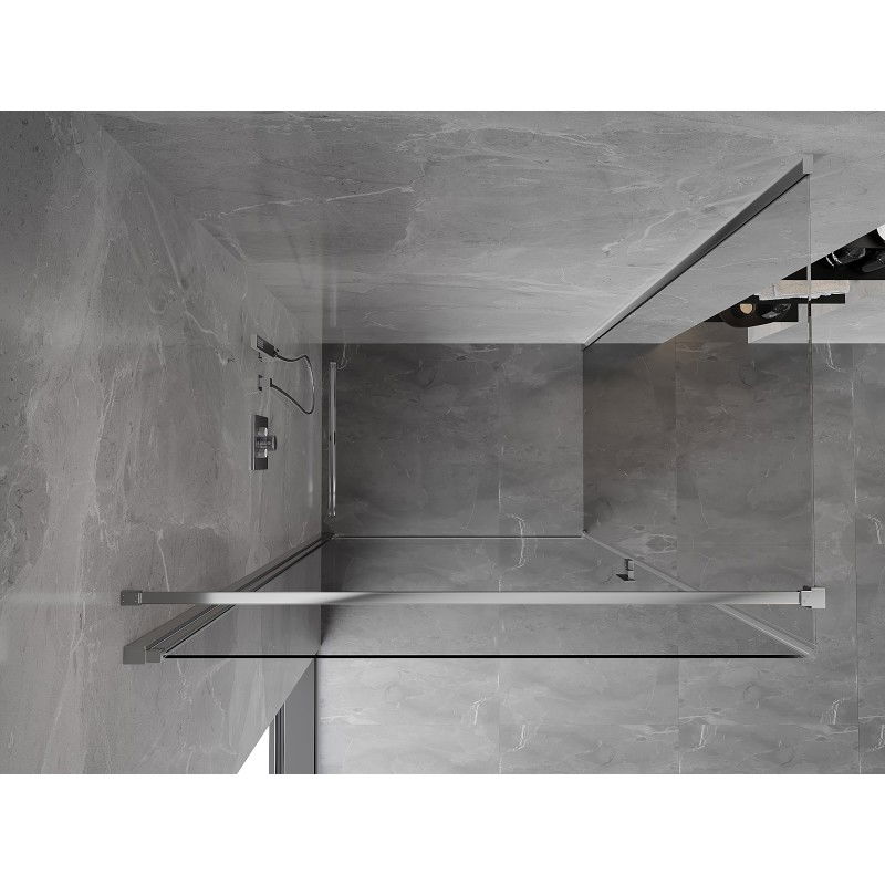 Mexen Mist-B Hinged Shower Enclosure 95 x 75 cm, Transparent, Chrome - 8A2T-095-075-01-00