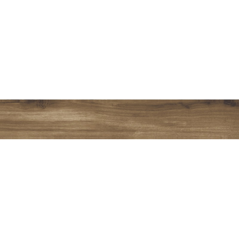 Mexen Lumiere Nogal glazed rectified porcelain tile G1, wood-like floor and wall tile 120 x 20 cm, matte - TL608-120-020-02