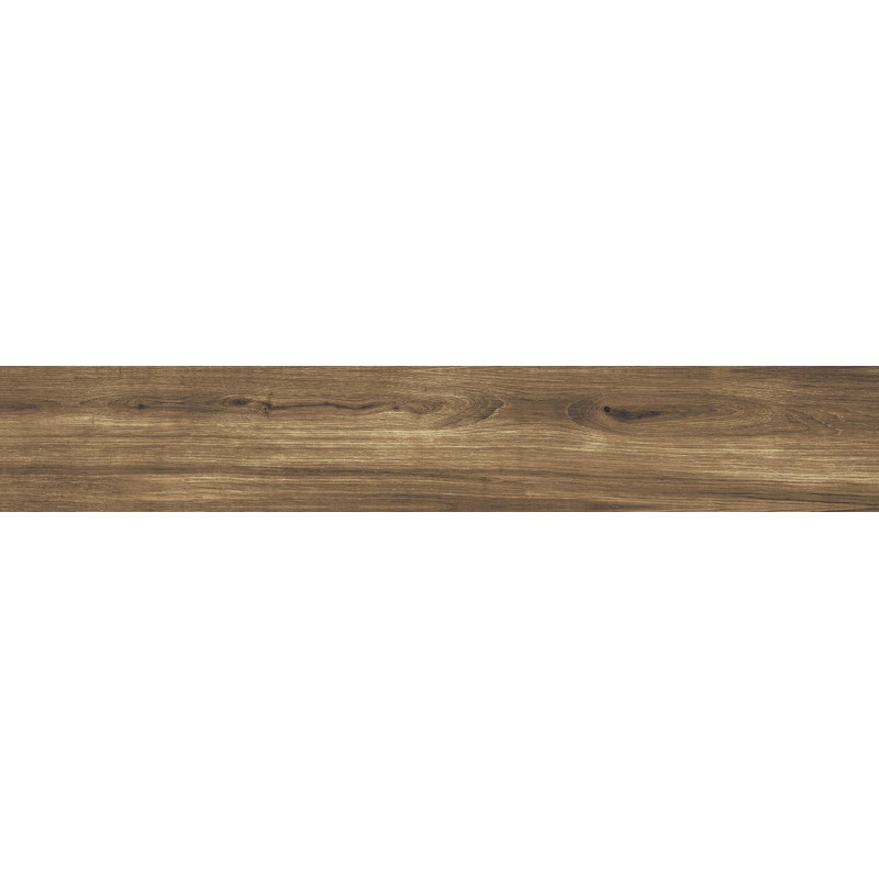Mexen Lumiere Nogal glazed rectified porcelain tile G1, wood-like floor and wall tile 120 x 20 cm, matte - TL608-120-020-02