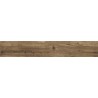 Mexen Lumiere Nogal glazed rectified porcelain tile G1, wood-like floor and wall tile 120 x 20 cm, matte - TL608-120-020-02
