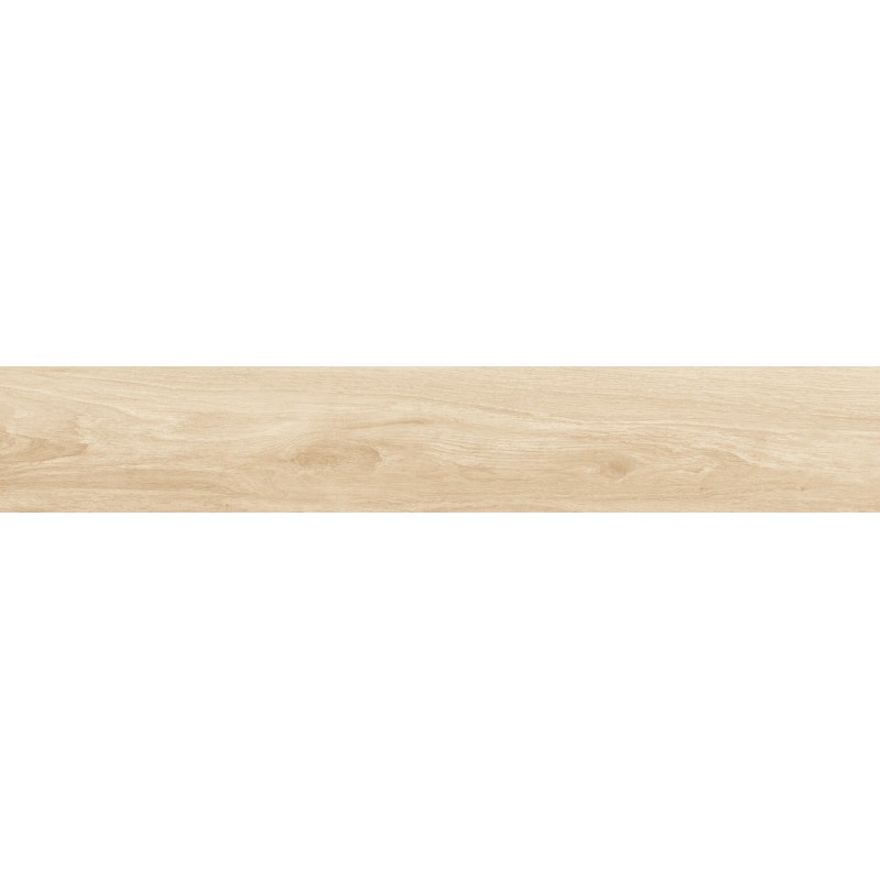 Mexen Meranti Ivory glazed rectified porcelain tile G1, wood-like floor-wall tile 120 x 20 cm, matte - TL609-120-020-00