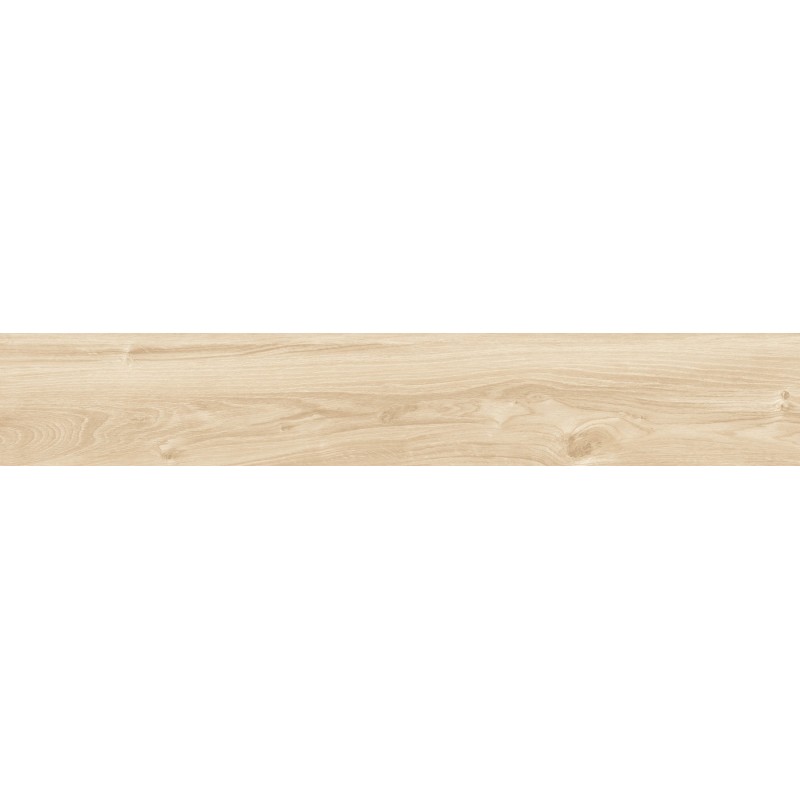 Mexen Meranti Ivory glazed rectified porcelain tile G1, wood-like floor-wall tile 120 x 20 cm, matte - TL609-120-020-00