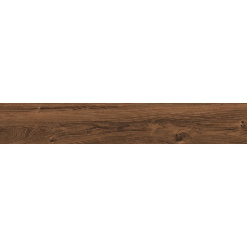 Mexen Meranti Choco glazed rectified gres, wood-like floor-wall tile 120 x 20 cm, matte - TL609-120-020-03