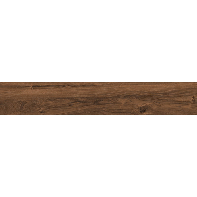 Mexen Meranti Choco glazed rectified tile G1, wood-like floor and wall tile 120 x 20 cm, matte - TL609-120-020-03