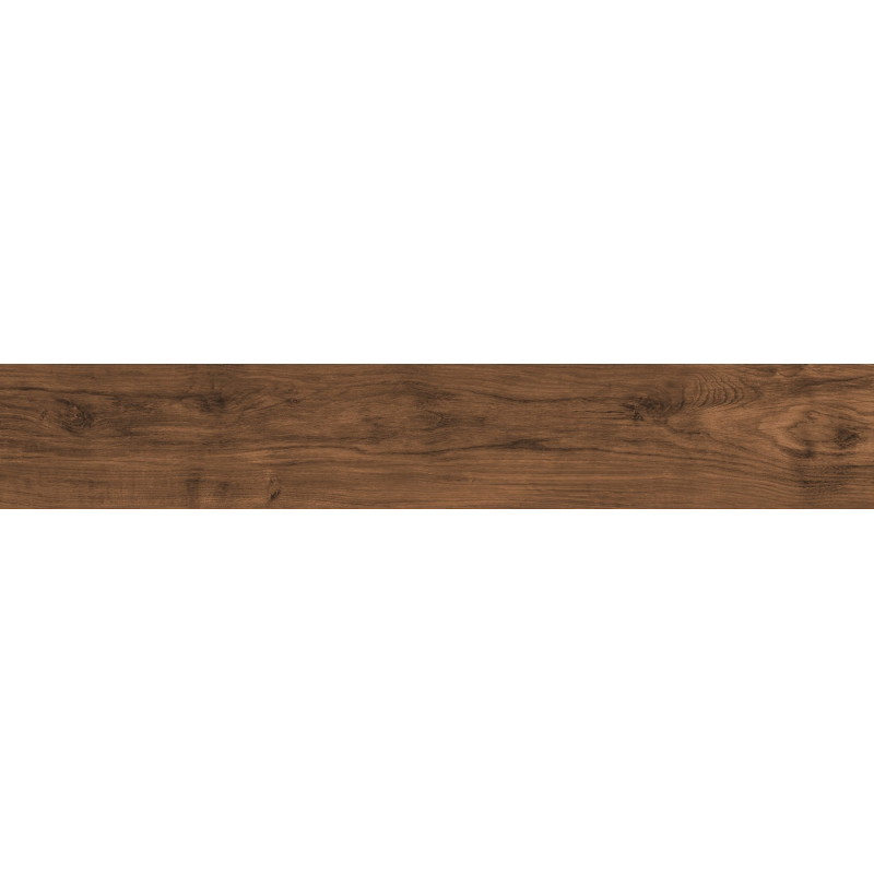 Mexen Meranti Choco glazed rectified tile G1, wood-like floor and wall tile 120 x 20 cm, matte - TL609-120-020-03