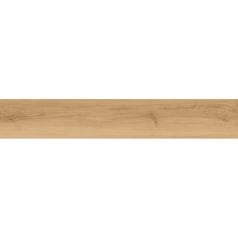 Mexen Meranti Glazed Rect. Miele Porcelain Tile G1, Wood-like Floor-Wall Tile 120 x 20 cm, Matte - TL609-120-020-05