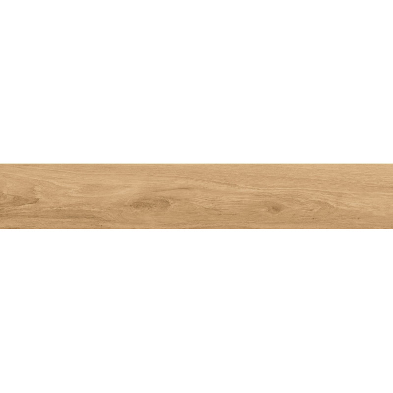 Mexen Meranti Glazed Rect. Miele Porcelain Tile G1, Wood-like Floor-Wall Tile 120 x 20 cm, Matte - TL609-120-020-05