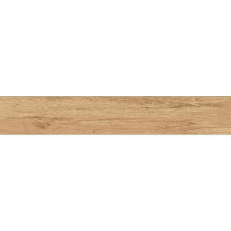 Mexen Meranti Glazed Rect. Miele Porcelain Tile G1, Wood-like Floor-Wall Tile 120 x 20 cm, Matte - TL609-120-020-05