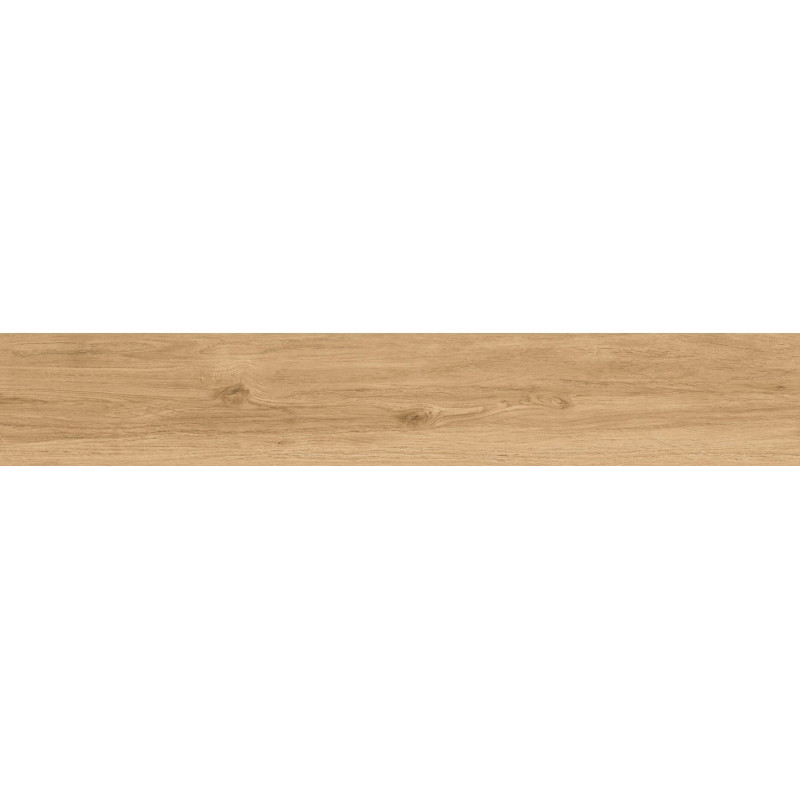 Mexen Meranti Glazed Rect. Miele Porcelain Tile G1, Wood-like Floor-Wall Tile 120 x 20 cm, Matte - TL609-120-020-05