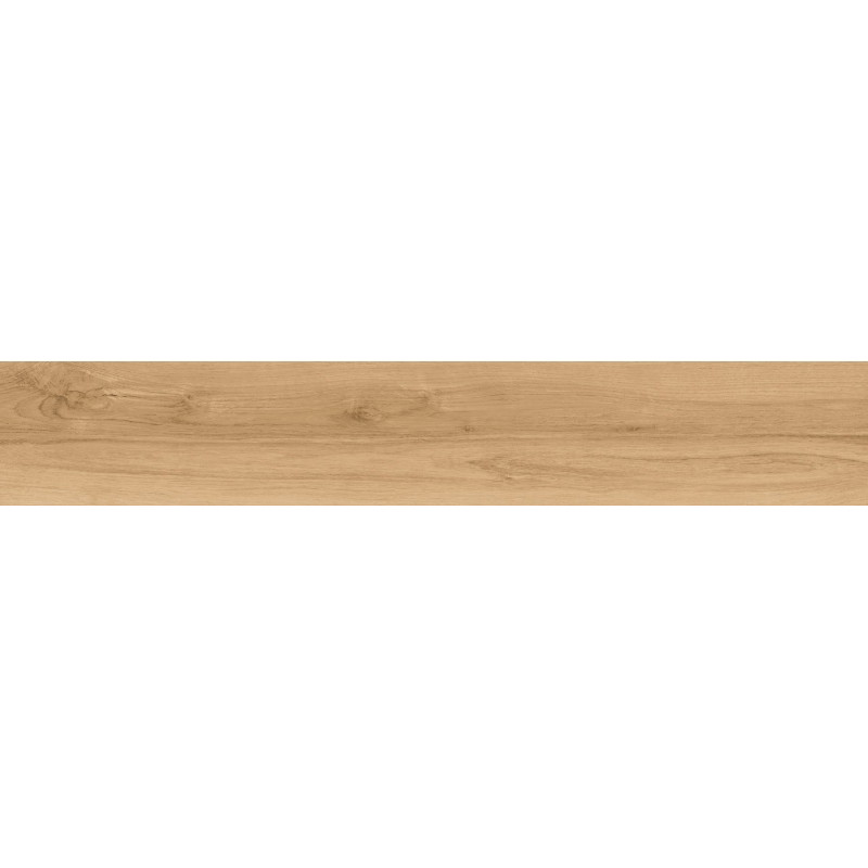 Mexen Meranti Glazed Rect. Miele Porcelain Tile G1, Wood-like Floor-Wall Tile 120 x 20 cm, Matte - TL609-120-020-05