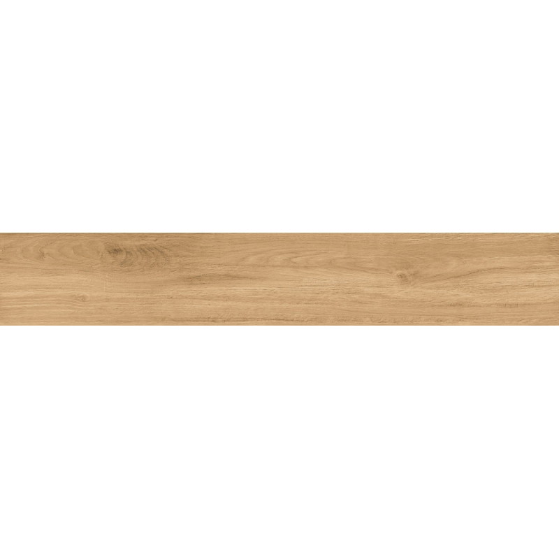 Mexen Meranti Glazed Rect. Miele Porcelain Tile G1, Wood-like Floor-Wall Tile 120 x 20 cm, Matte - TL609-120-020-05