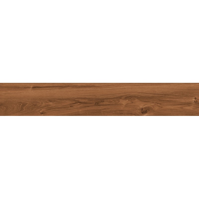 Mexen Meranti Glossy Rectified Hazelnut Tile G1, Wood-Like Floor/Wall Tile 120 x 20 cm, Matte - TL609-120-020-06