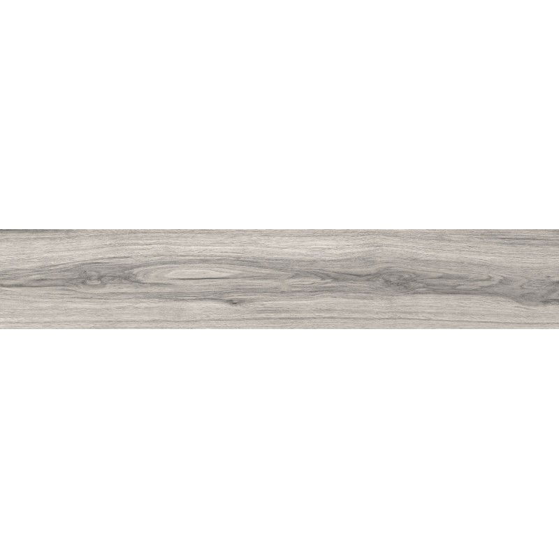 Mexen Hirera Grey glazed rectified gres, wood-like floor-wall tile 120 x 20 cm, matte - TL611-120-020-03