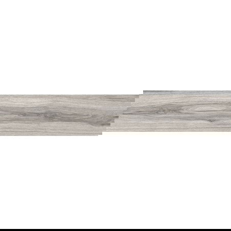 Mexen Hirera Grey glazed rectified gres, wood-like floor-wall tile 120 x 20 cm, matte - TL611-120-020-03