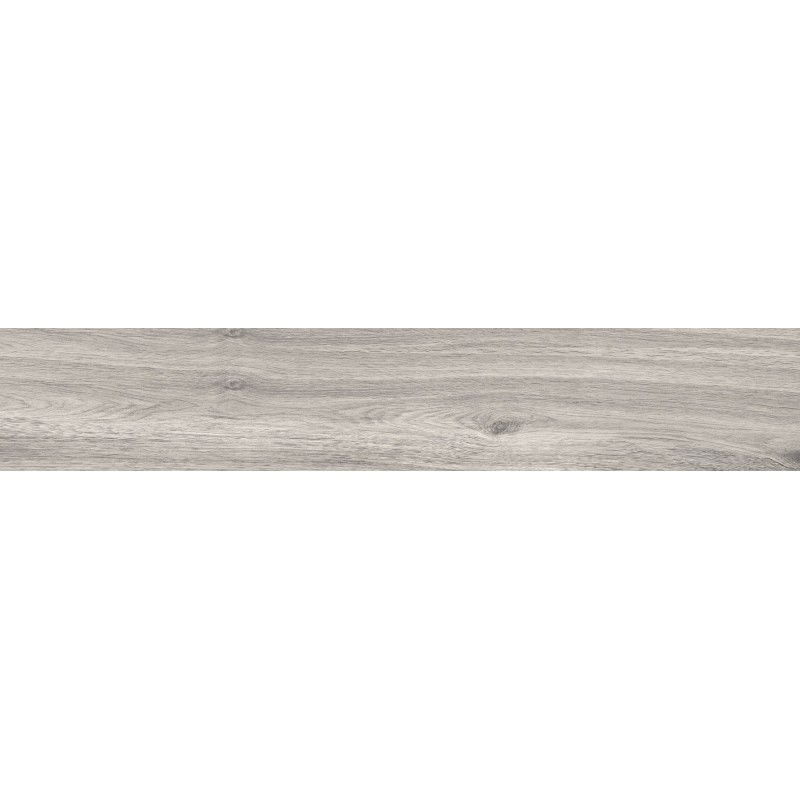 Mexen Hirera Grey glazed rectified gres, wood-like floor-wall tile 120 x 20 cm, matte - TL611-120-020-03