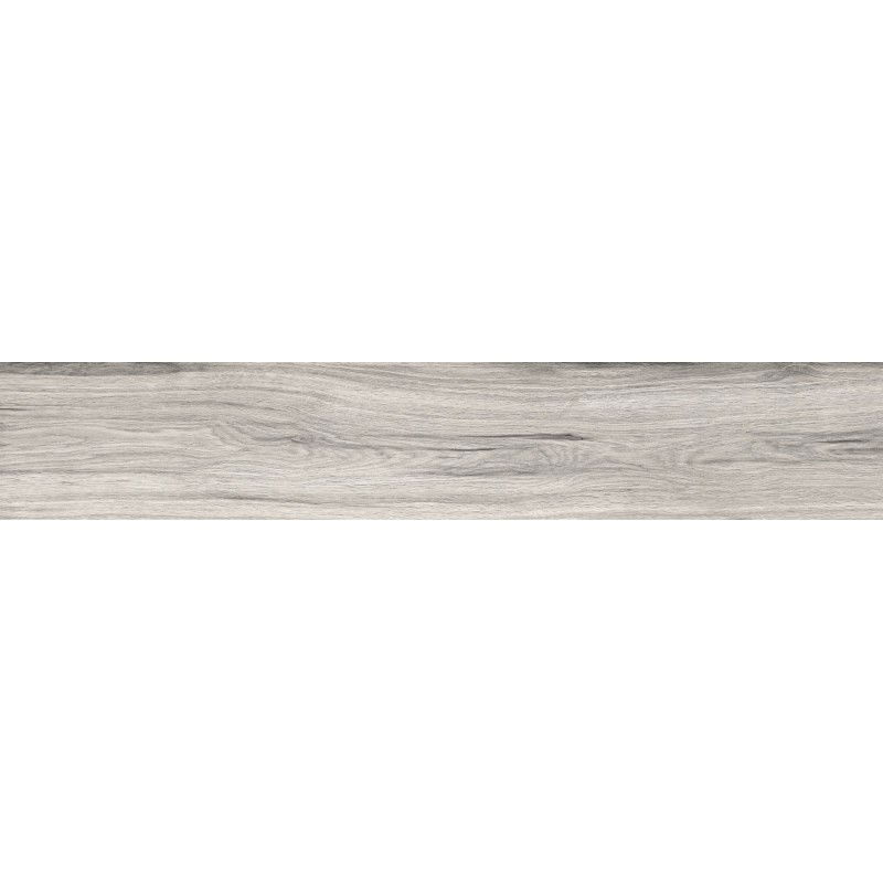 Mexen Hirera Grey glazed rectified gres, wood-like floor-wall tile 120 x 20 cm, matte - TL611-120-020-03