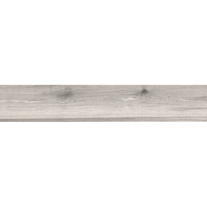 Mexen Hirera Grey glazed rectified gres, wood-like floor-wall tile 120 x 20 cm, matte - TL611-120-020-03