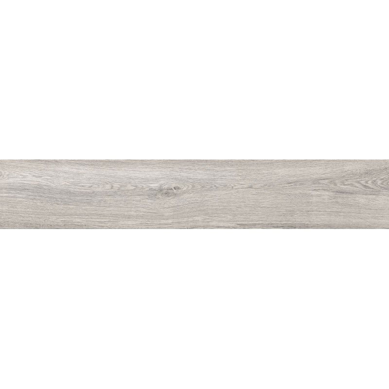 Mexen Hirera Grey glazed rectified gres, wood-like floor-wall tile 120 x 20 cm, matte - TL611-120-020-03